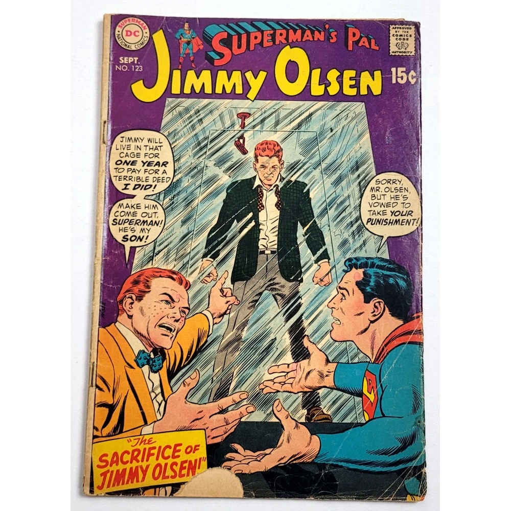 SUPERMAN'S PAL JIMMY OLSEN  #123  (1969) - DC SILVER‎ AGE